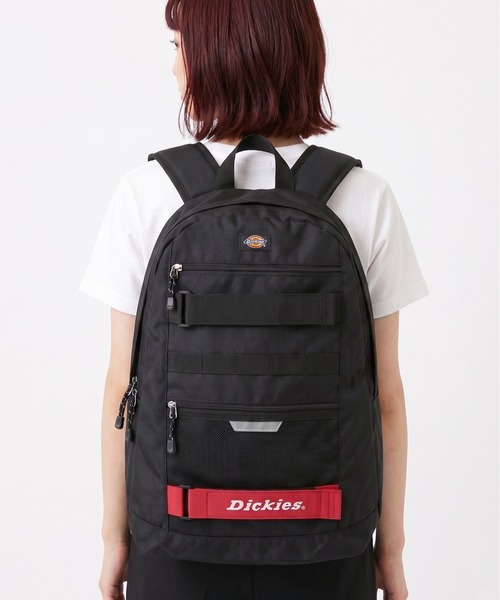 Dickies(ディッキーズ)の「【Dickies】WBELT STUDENT BACKPACK(バックパック/リュック・レディース・ブラック/パープル/ミント/レッド・FREE)」の2枚目の写真