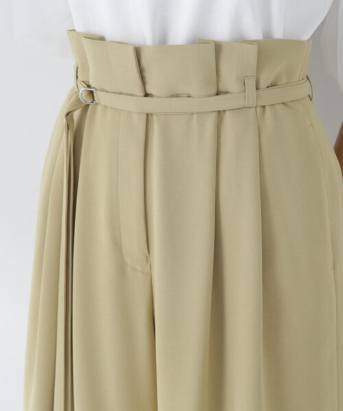 NATURAL BEAUTY BASIC(ナチュラルビューティーベーシック)の「◇ベルテッドバックサテンパンツ(その他パンツ・レディース・ブラック/マスタード・MEDIUM/SMALL)」の22枚目の写真