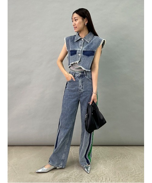 miette（ミエット）の「カップ付きラメホルターキャミソール（キャミソール・レディース・ブルー/グリーン/ブラック・FREE）」の21枚目の写真