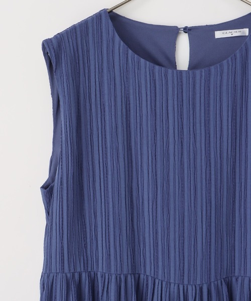 Honeys(ハニーズ)の「ノースリーブワンピース(ワンピース・レディース・ブラック×ホワイト/オレンジ/ブラック/ブルー/ダークグリーン・S/M/L/LL/3L)」の22枚目の写真