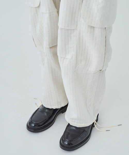 DISCOVERED(ディスカバード)の「OMBRE CHECK KILAKILA CARGO PANTS(カーゴパンツ・メンズ・ホワイト・3)」の11枚目の写真