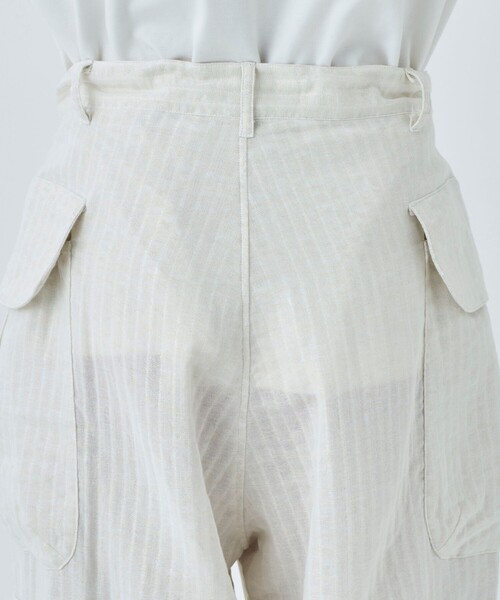 DISCOVERED(ディスカバード)の「OMBRE CHECK KILAKILA CARGO PANTS(カーゴパンツ・メンズ・ホワイト・3)」の7枚目の写真