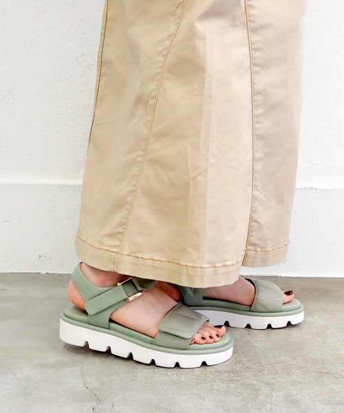 あしながおじさん（アシナガオジサン）の「パデットサンダル　1310235（サンダル・レディース・ブラック/アイボリー/ライトブルー/ライトグリーン・22.5cm/23.0cm/23.5cm/24.0cm/24.5cm/24cm/23cm）」の15枚目の写真