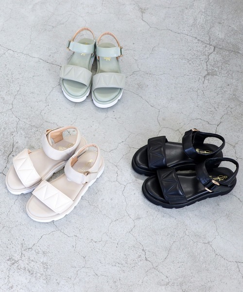 あしながおじさん（アシナガオジサン）の「パデットサンダル　1310235（サンダル・レディース・ブラック/アイボリー/ライトブルー/ライトグリーン・22.5cm/23.0cm/23.5cm/24.0cm/24.5cm/24cm/23cm）」の5枚目の写真