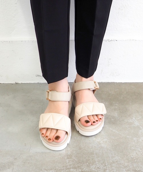 あしながおじさん（アシナガオジサン）の「パデットサンダル　1310235（サンダル・レディース・ブラック/アイボリー/ライトブルー/ライトグリーン・22.5cm/23.0cm/23.5cm/24.0cm/24.5cm/24cm/23cm）」の7枚目の写真