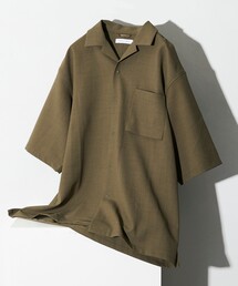 FREAK'S STORE | FREAK’S STORE/フリークスストア 速乾素材 リラックスフィット オープンカラーシャツ/リネン風 ホームケア(シャツ/ブラウス)