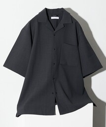FREAK'S STORE（フリークスストア）の「FREAK’S STORE/フリークスストア 速乾素材 リラックスフィット オープンカラーシャツ/リネン風 ホームケア（シャツ/ブラウス）」