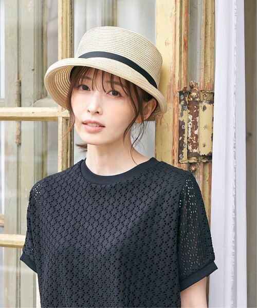 ikka(イッカ)の「雑材ブリムアップハット(ハット・レディース・キャメル/オフホワイト/グレー/ブラック・FREE)」の15枚目の写真