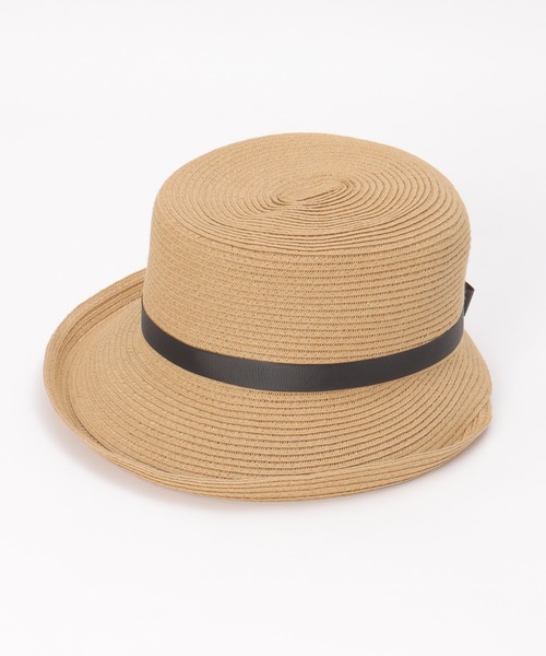 ikka(イッカ)の「雑材ブリムアップハット(ハット・レディース・キャメル/オフホワイト/グレー/ブラック・FREE)」の4枚目の写真
