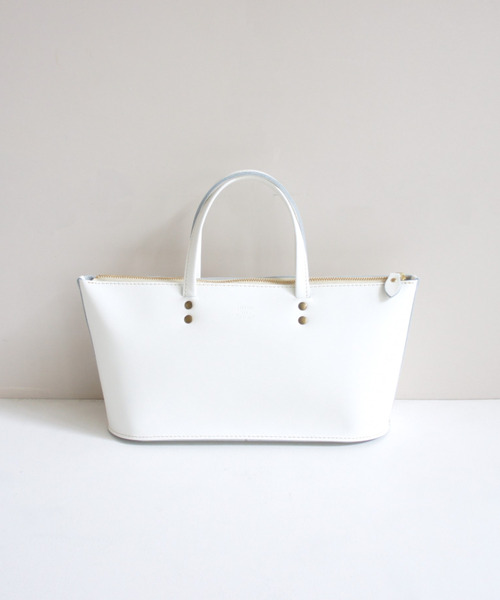 Ag+LEATHER BLACK&WHITE WIDE BOSTON（ボストンバッグ）｜TIDEWAY