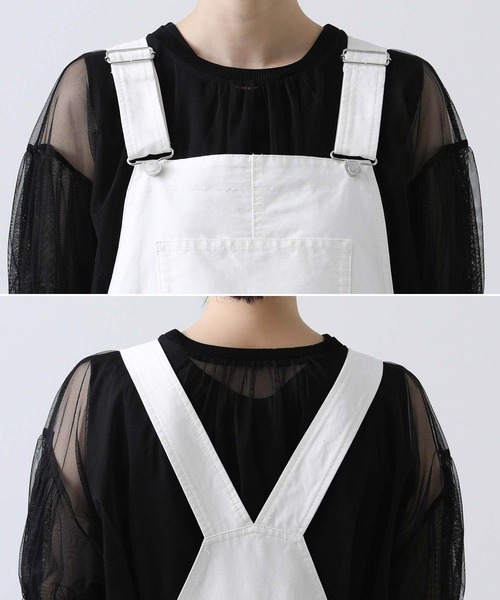 Gready Brilliant(グレディブリリアン)の「CNジャンパースカート(ジャンパースカート・レディース・ブラック/オフホワイト・38)」の22枚目の写真