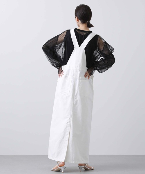 Gready Brilliant(グレディブリリアン)の「CNジャンパースカート(ジャンパースカート・レディース・ブラック/オフホワイト・38)」の5枚目の写真