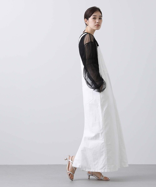 Gready Brilliant(グレディブリリアン)の「CNジャンパースカート(ジャンパースカート・レディース・ブラック/オフホワイト・38)」の6枚目の写真