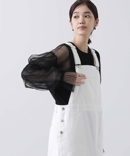 Gready Brilliant(グレディブリリアン)の「CNジャンパースカート(ジャンパースカート・レディース・ブラック/オフホワイト・38)」の9枚目の写真