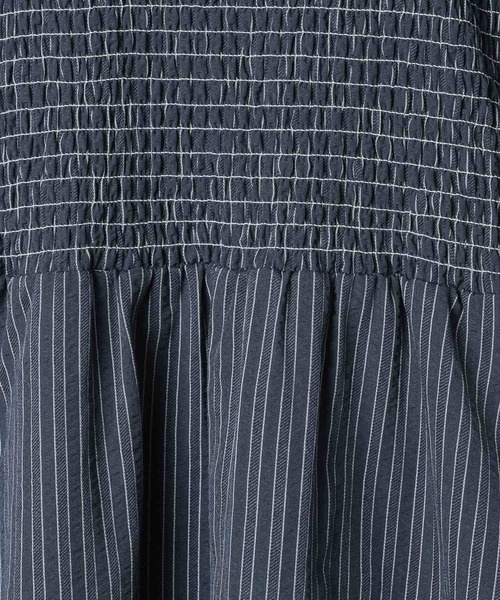 BAYFLOW(ベイフロー)の「シャーリングワンピース(KIDS)(ワンピース・キッズ・ブルー/ネイビー/グリーン・110cm/120cm/130cm/140cm/150cm)」の11枚目の写真