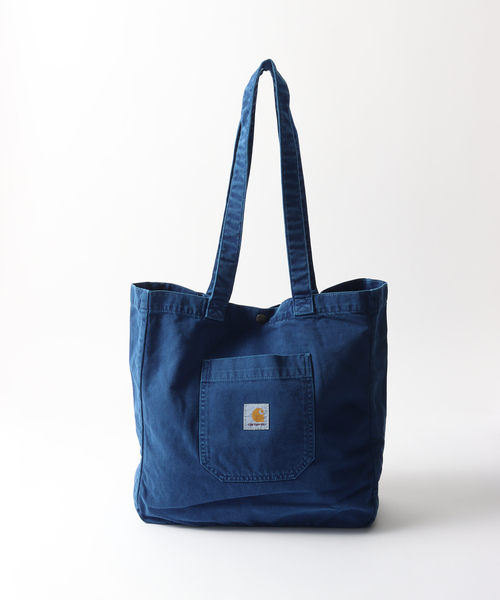 JOINT WORKS(ジョイントワークス)の「Carhartt GARRISON TOTE I033157(トートバッグ・メンズ・ブルー/アイボリー・FREE)」の3枚目の写真
