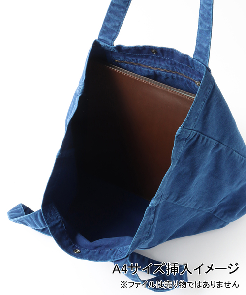 JOINT WORKS(ジョイントワークス)の「Carhartt GARRISON TOTE I033157(トートバッグ・メンズ・ブルー/アイボリー・FREE)」の9枚目の写真
