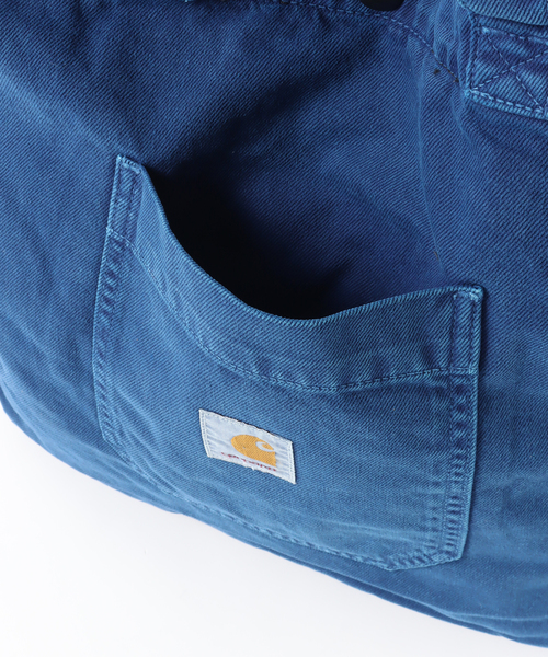 JOINT WORKS(ジョイントワークス)の「Carhartt GARRISON TOTE I033157(トートバッグ・メンズ・ブルー/アイボリー・FREE)」の11枚目の写真