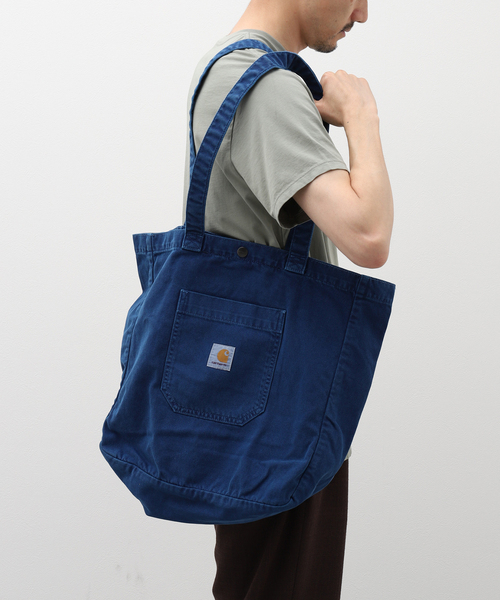 JOINT WORKS(ジョイントワークス)の「Carhartt GARRISON TOTE I033157(トートバッグ・メンズ・ブルー/アイボリー・FREE)」の20枚目の写真