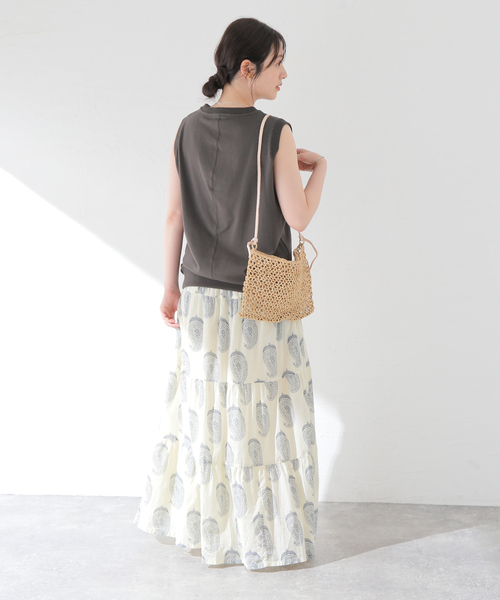 plage（プラージュ）の「RAFFIA SHOLDER バッグ（ショルダーバッグ・レディース・ベージュ・FREE）」の7枚目の写真