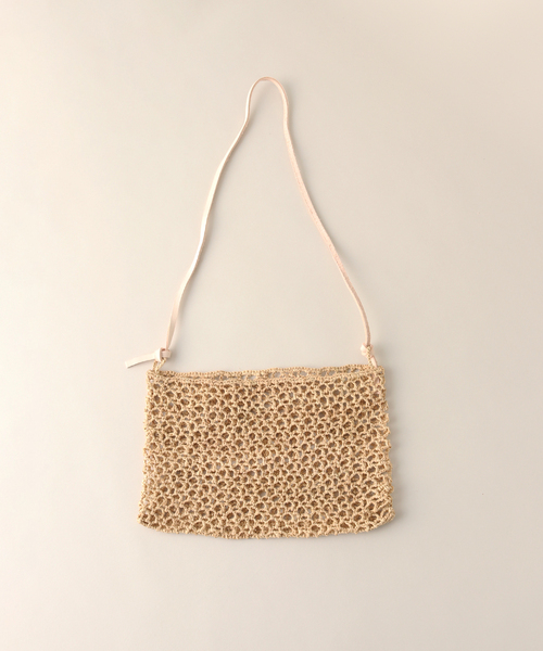 plage（プラージュ）の「RAFFIA SHOLDER バッグ（ショルダーバッグ・レディース・ベージュ・FREE）」の6枚目の写真