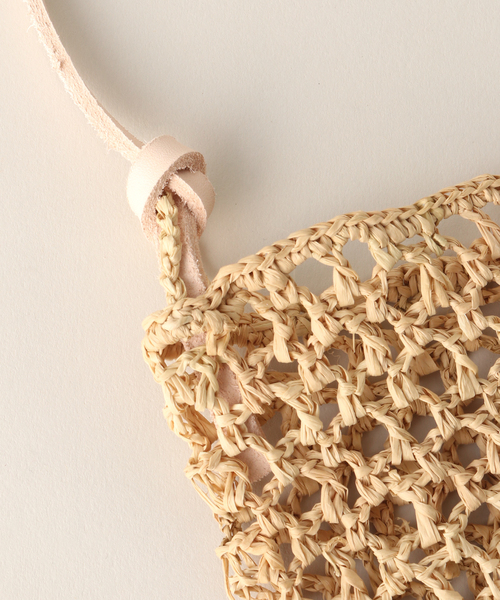 plage（プラージュ）の「RAFFIA SHOLDER バッグ（ショルダーバッグ・レディース・ベージュ・FREE）」の9枚目の写真