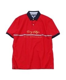 TOMMY HILFIGER / トミー ヒルフィガー BALDWIN SS POLO CF Seasonal Key Items ストレッチ 半袖 ポロシャツ