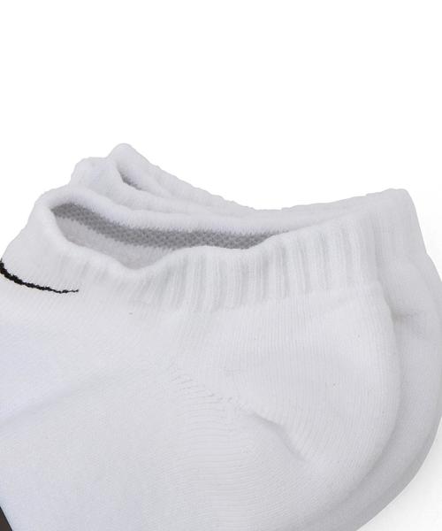 NIKE（ナイキ）の「NIKE（ナイキ）3P コットンクッション ノーショウソックス●（ソックス/靴下・メンズ・ホワイト・23-25/25-27/27-29）」の3枚目の写真