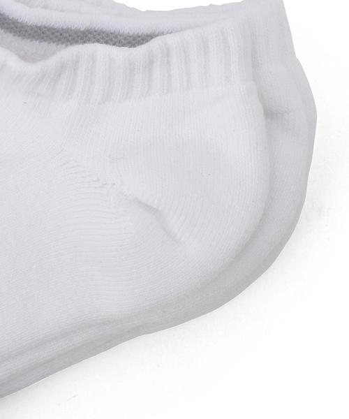 NIKE（ナイキ）の「NIKE（ナイキ）3P コットンクッション ノーショウソックス●（ソックス/靴下・メンズ・ホワイト・23-25/25-27/27-29）」の4枚目の写真