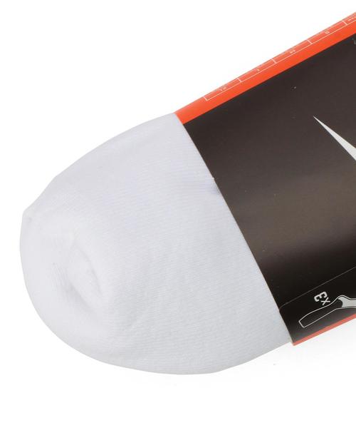 NIKE（ナイキ）の「NIKE（ナイキ）3P コットンクッション ノーショウソックス●（ソックス/靴下・メンズ・ホワイト・23-25/25-27/27-29）」の5枚目の写真