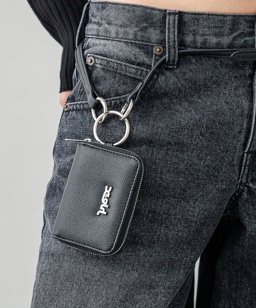 X-girl(エックスガール)の「BASIC COIN & CARD CASE(コインケース・レディース・シルバー/ゴールド・ONE SIZE)」の2枚目の写真