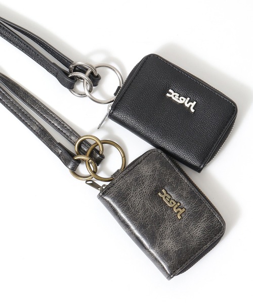 X-girl(エックスガール)の「BASIC COIN & CARD CASE(コインケース・レディース・シルバー/ゴールド・ONE SIZE)」の12枚目の写真