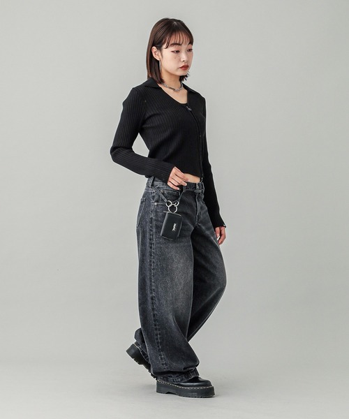 X-girl(エックスガール)の「BASIC COIN & CARD CASE(コインケース・レディース・シルバー/ゴールド・ONE SIZE)」の5枚目の写真