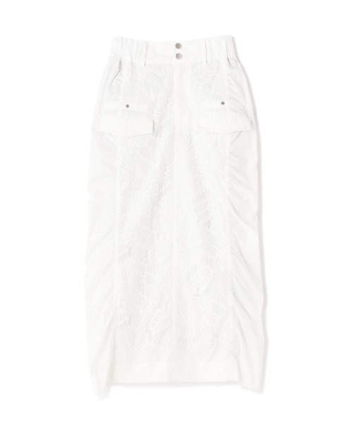 AULA AILA(アウラアイラ)の「AULA AILA/アウラアイラ/LACE COMBINATION STRAIGHT SKIRT(スカート・レディース・ブラック/ホワイト系2・0/1)」の14枚目の写真
