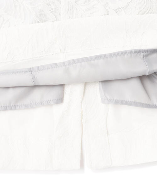 AULA AILA（アウラアイラ）の「AULA AILA/アウラアイラ/LACE COMBINATION STRAIGHT SKIRT（スカート・レディース・ブラック/ホワイト系2・0/1）」の9枚目の写真