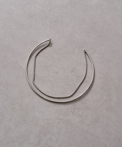 Kastane（カスタネ）の「【fiw.】チェーンチョーカー（ネックレス・レディース・シルバー/ゴールド・FREE）」の5枚目の写真