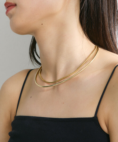 Kastane（カスタネ）の「【fiw.】チェーンチョーカー（ネックレス・レディース・シルバー/ゴールド・FREE）」の7枚目の写真