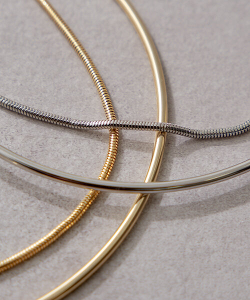 Kastane（カスタネ）の「【fiw.】チェーンチョーカー（ネックレス・レディース・シルバー/ゴールド・FREE）」の10枚目の写真
