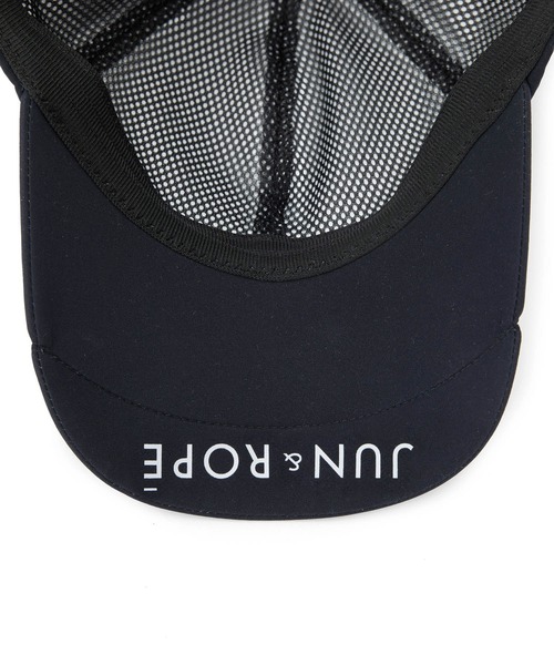 JUN&ROPE'(ジュンアンドロペ)の「【撥水】レインキャップ(キャップ・レディース・ホワイト/ネイビー・FREE)」の12枚目の写真