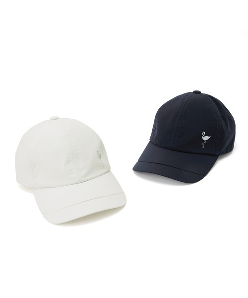 JUN&ROPE'(ジュンアンドロペ)の「【撥水】レインキャップ(キャップ・レディース・ホワイト/ネイビー・FREE)」の11枚目の写真