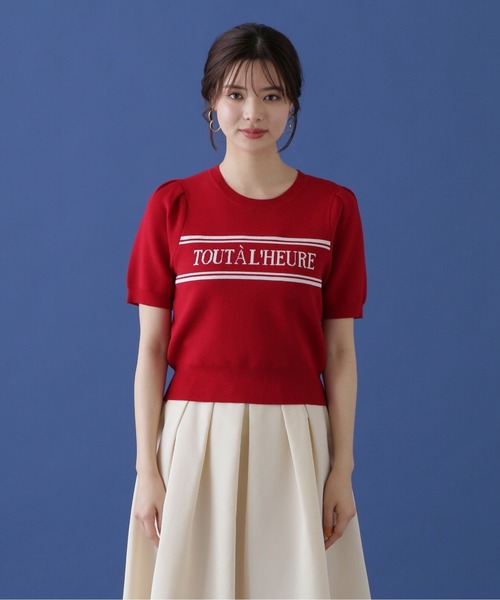 PROPORTION BODY DRESSING（プロポーションボディドレッシング）の「ジャガードニット / 1214270602（ニット/セーター・レディース・レッド/ホワイト/ネイビー・FREE）」の14枚目の写真