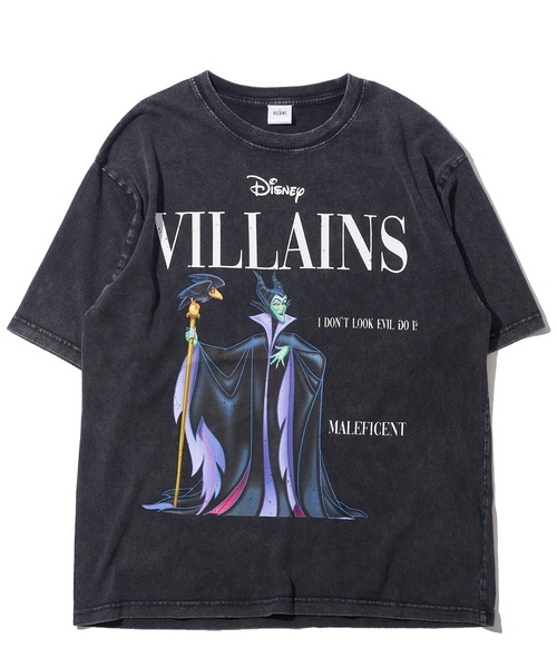 Disney(ディズニー)の「【Disney VILLAINS】マガジンプリントTシャツ / ヴィンテージライクロックT(Tシャツ/カットソー・レディース・ブラック系1/ブラック系3/ブラック系2/ブラック系4・MEDIUM/LARGE/X-LARGE)」の3枚目の写真