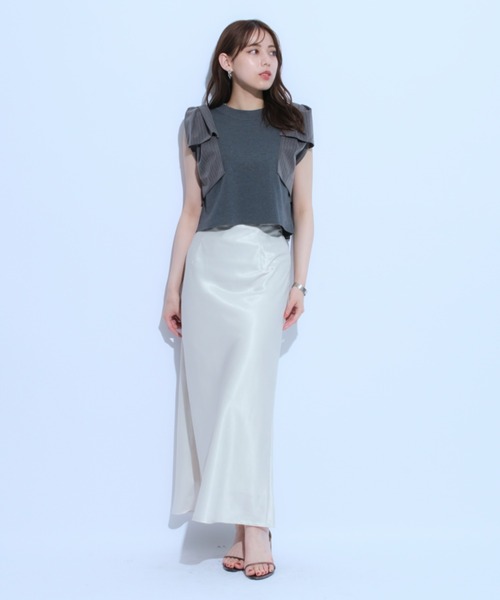 Mystrada（マイストラーダ）の「ショルダーリボンニット（ニット