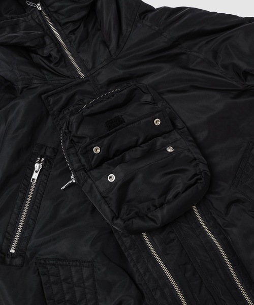 【セール】ELEVATION HOODED BOMBER JACKET（その他アウター）｜PHINGERIN（フィンガリン）