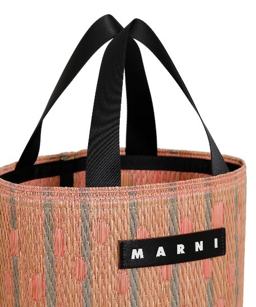 MARNI MARKET（マルニマーケット）の「タタミ バケットバッグ（ハンドバッグ・レディース・シンダーローズ・FREE）」の4枚目の写真