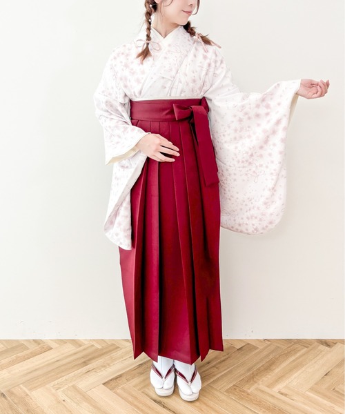 Maison de FLEUR（メゾンドフルール）の「さくら柄 袴(ピンク)（着物 