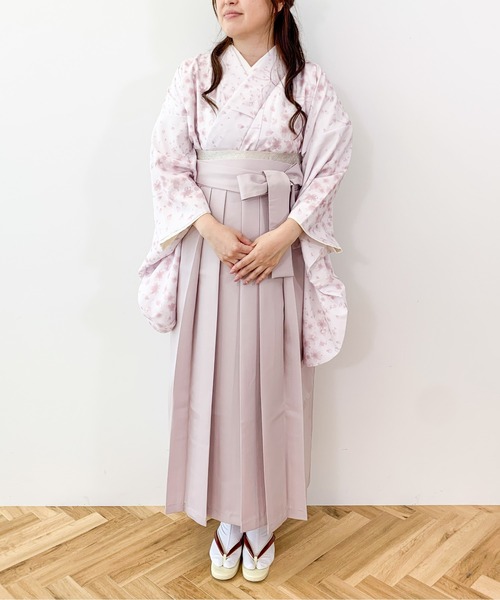 Maison de FLEUR（メゾンドフルール）の「さくら柄 袴(ピンク)（着物 