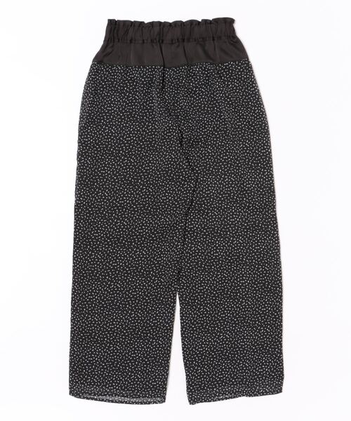 Jines(ジネス)の「サテン切り替えドットイージーパンツ(その他パンツ・レディース・ホワイト/ブラック・38)」の10枚目の写真