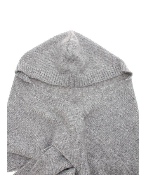 Ungrid(アングリッド)の「フードニットマフラー(マフラー・レディース・アイボリー/ライトグレー・FREE)」の12枚目の写真