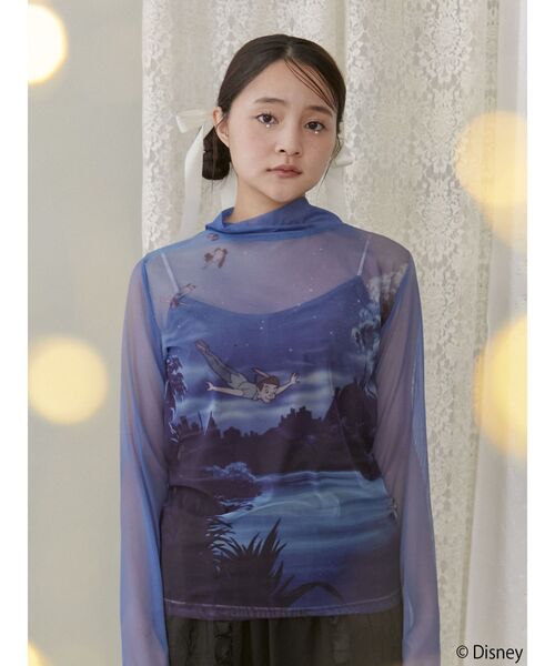 merry jenny（メリージェニー）の「【ディズニーコレクション】ピーター・パン/デザインシアートップス（Tシャツ/カットソー・レディース・ブルー・FREE）」の3枚目の写真